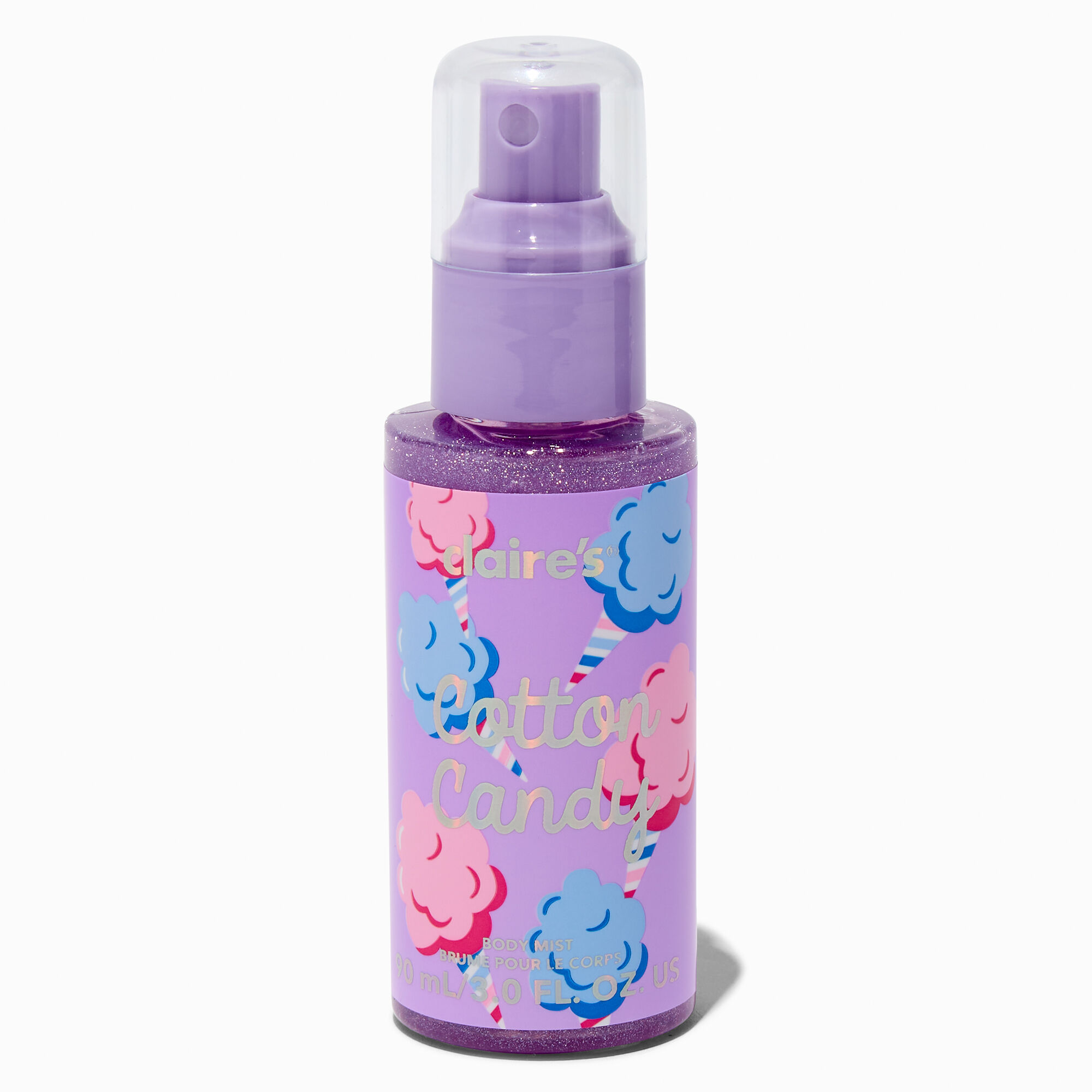 View Claires Cotton Candy Glitter Body Mist information