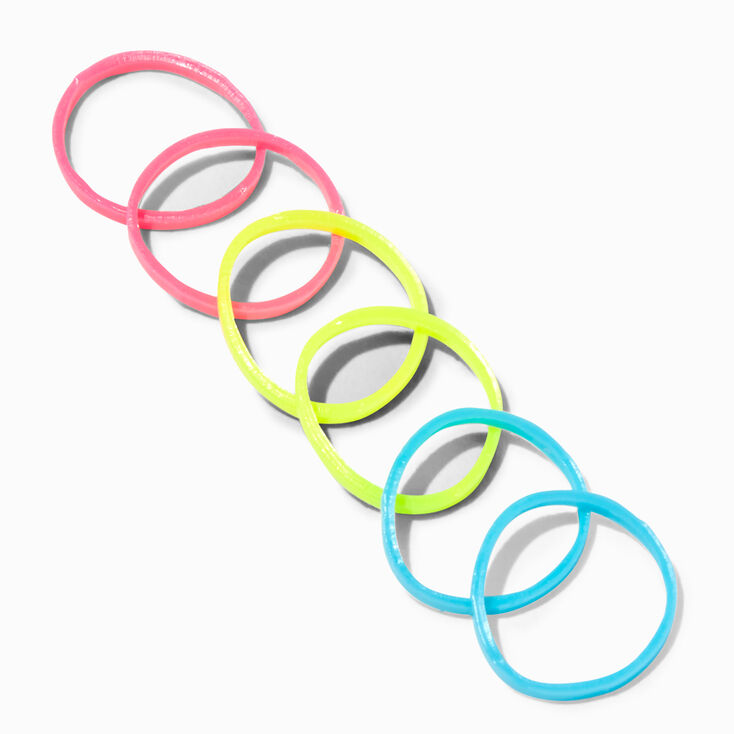 No More Snag Rainbow Hair Ties -  150 Pack,