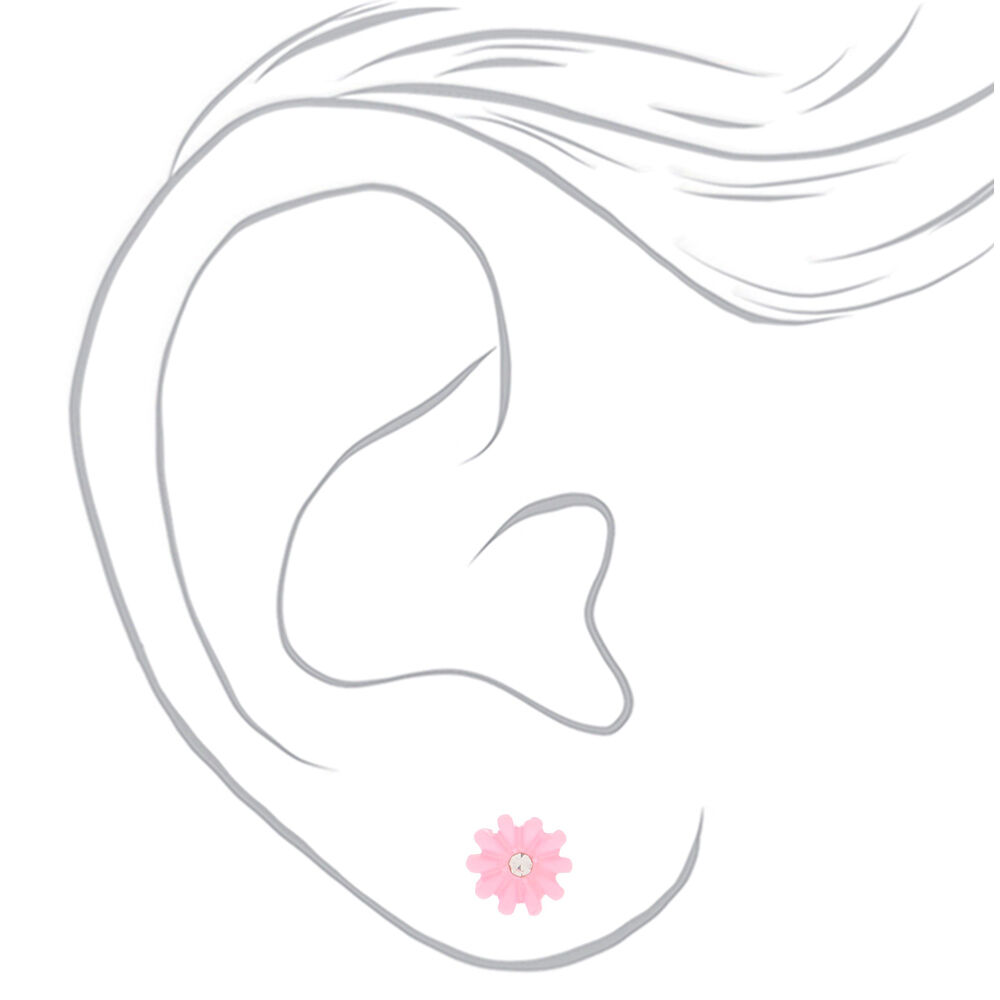 Gold Bunny Hop Stud Earrings - 3 Pack,