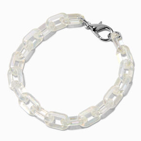 Clear Chain-link Handle Charm,