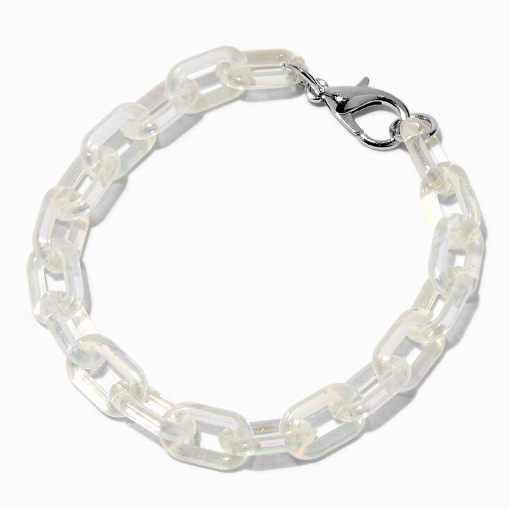 Clear Chain-link Handle Charm,