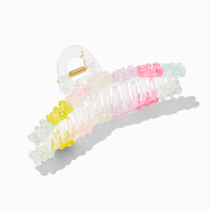 Iridescent Pastel Gummy Bears&reg; Hair Claw,
