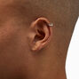 Silver 20G Fan Cartilage Clicker Earring,