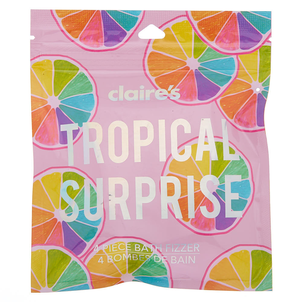 Tropical Surprise Bath Bomb Blind Bag - 4 Pack,