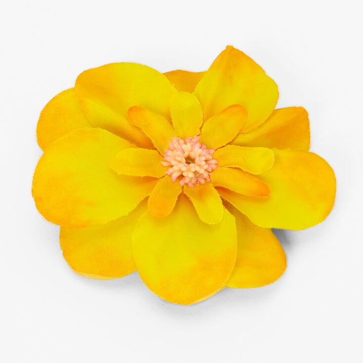 Yellow Flower Hair Clip,