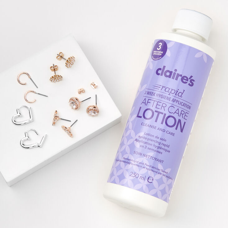  Claire's 16 Fl Oz Aftercare Ear Piercing Cleaner Solution –  Designed to Avoid Infections on Pierced Ears, Nose Piercings, and Belly  Button Piercings – Ideal Hole Cleaner for Piercings : Beauty