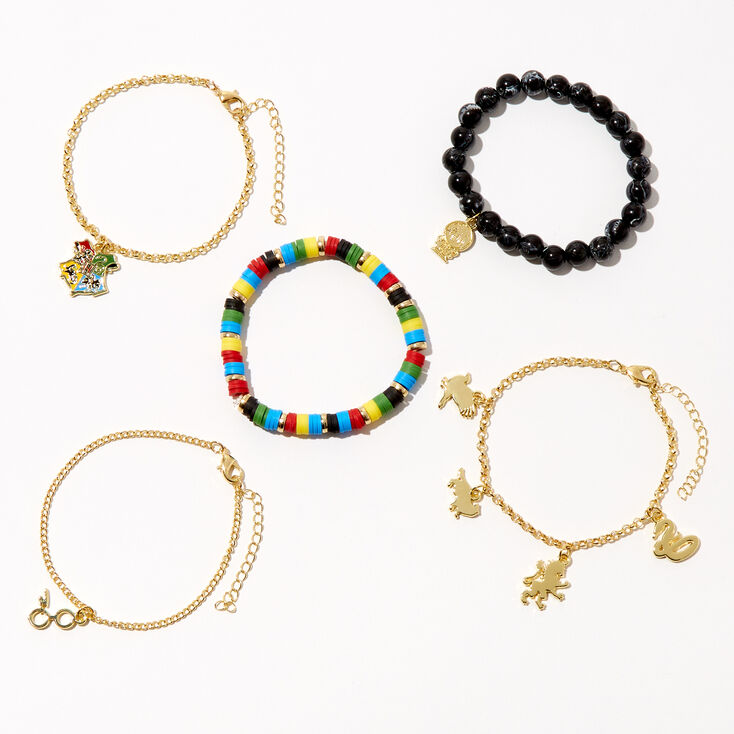 Harry Potter&trade; Gold Multi Bracelet Set - 5 Pack,