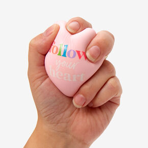 Follow Your Heart Pink Stress Ball,