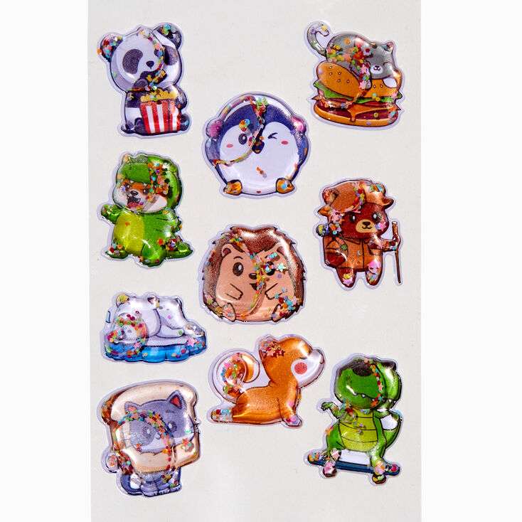 Grafix&reg; Critter Shaker Stickers - 10 Pack,