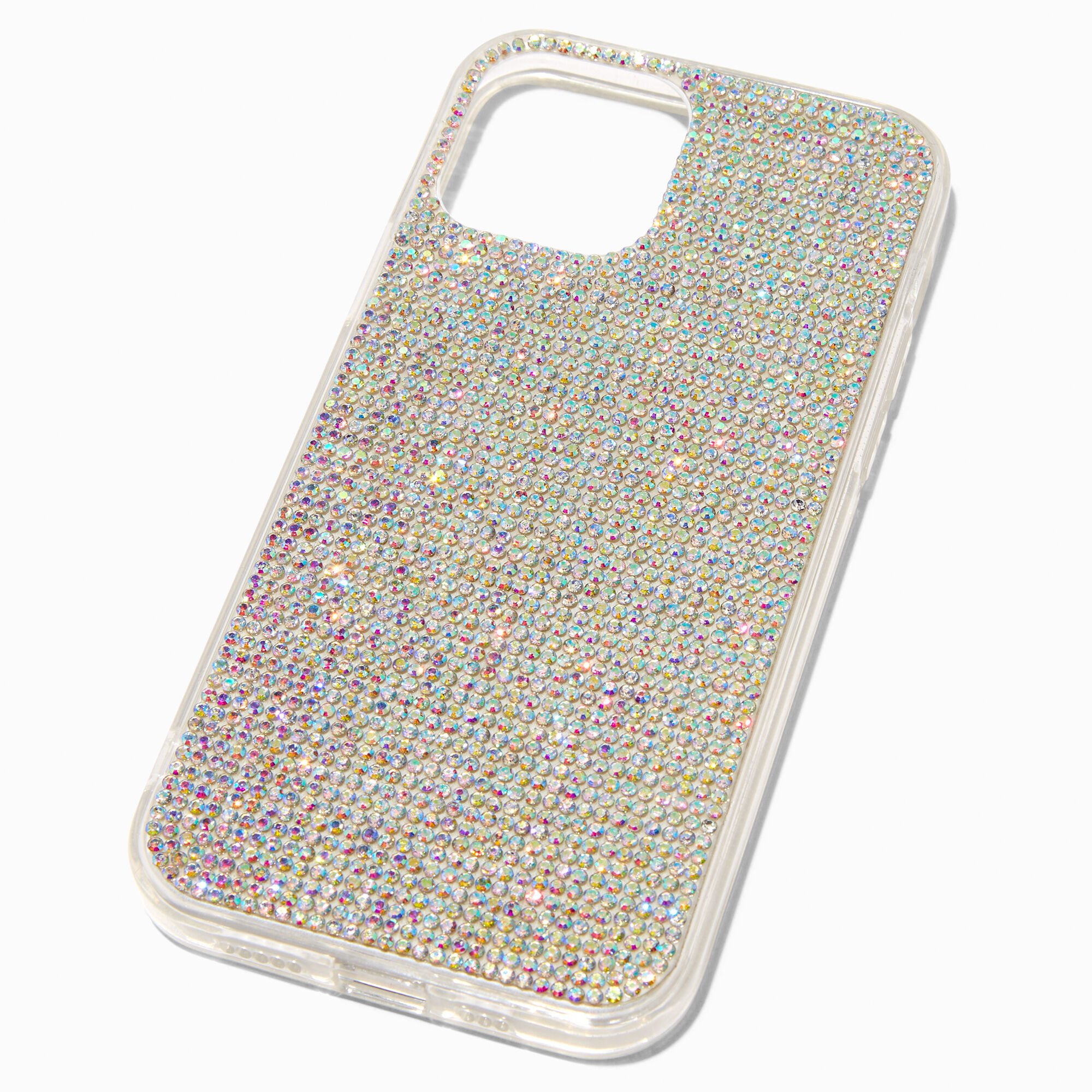 View Claires Paved Crystal Protective Phone Case Fits Iphone 12 Pro information