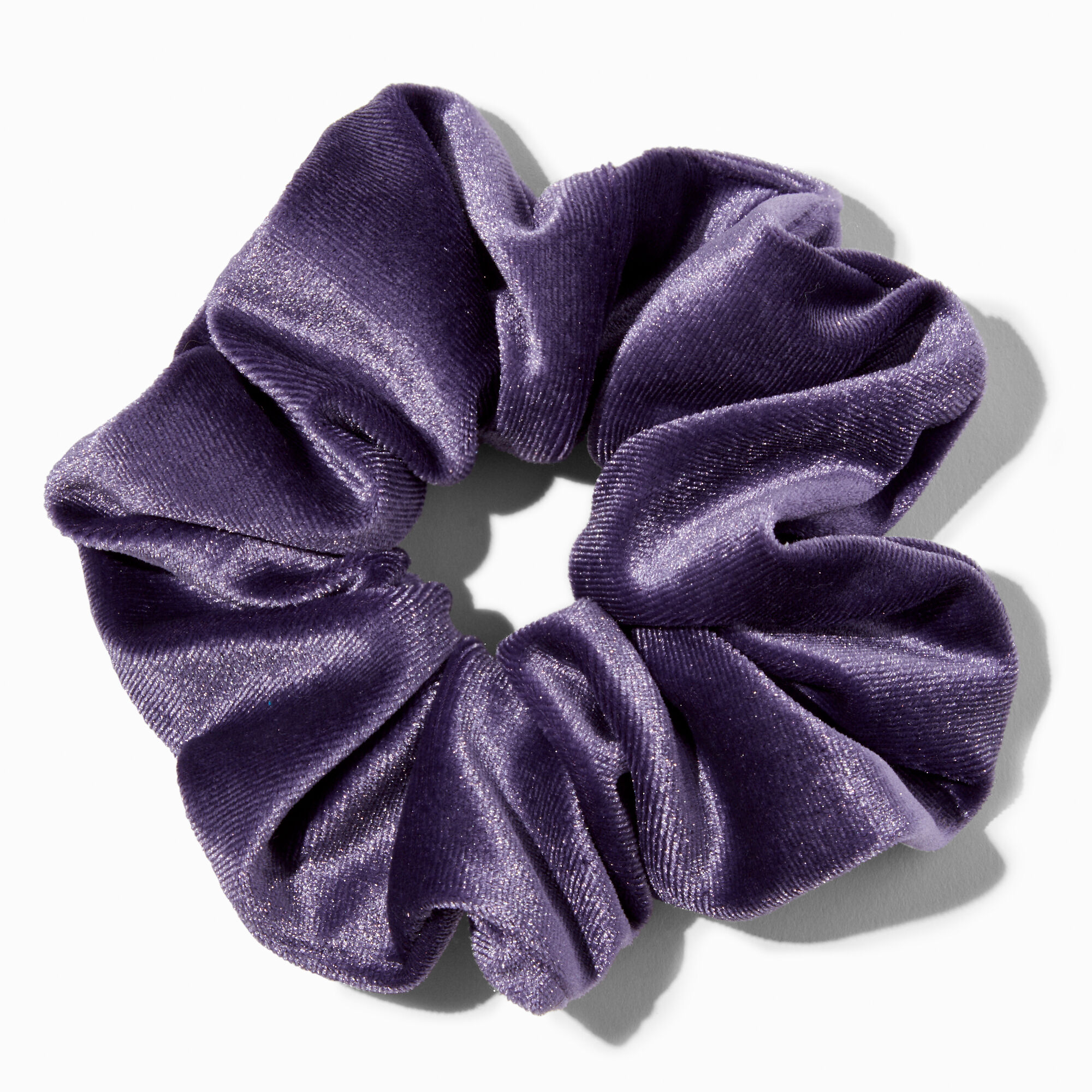 View Claires Medium Velvet Hair Scrunchie Lavender Bracelet information