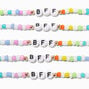 Best Friends Rainbow Beaded Stretch BFF Bracelets &#40;5 Pack&#41;,