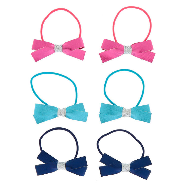 Claire&#39;s Club Bow Hair Ties - 6 Pack,