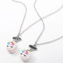 Best Friends Unicorn Macaron Pendant Necklaces - 2 Pack,