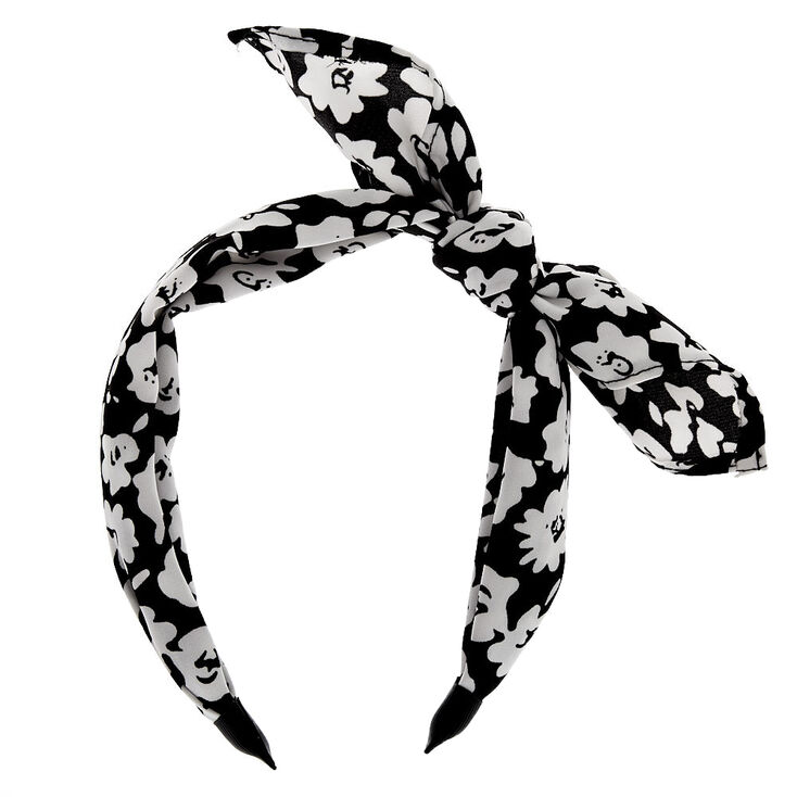 Black and white headband