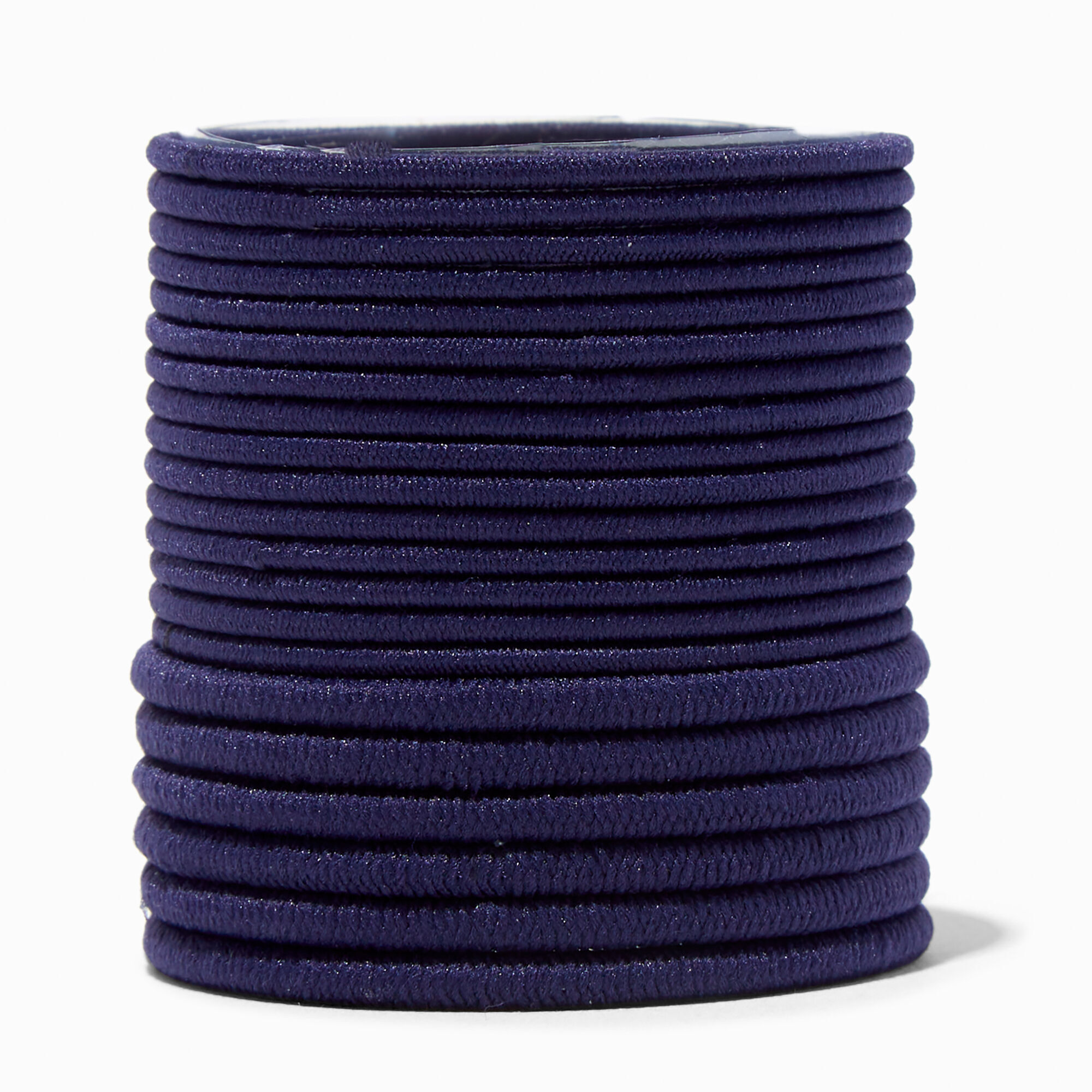 claire's navy blue luxe hair ties - 21 pack