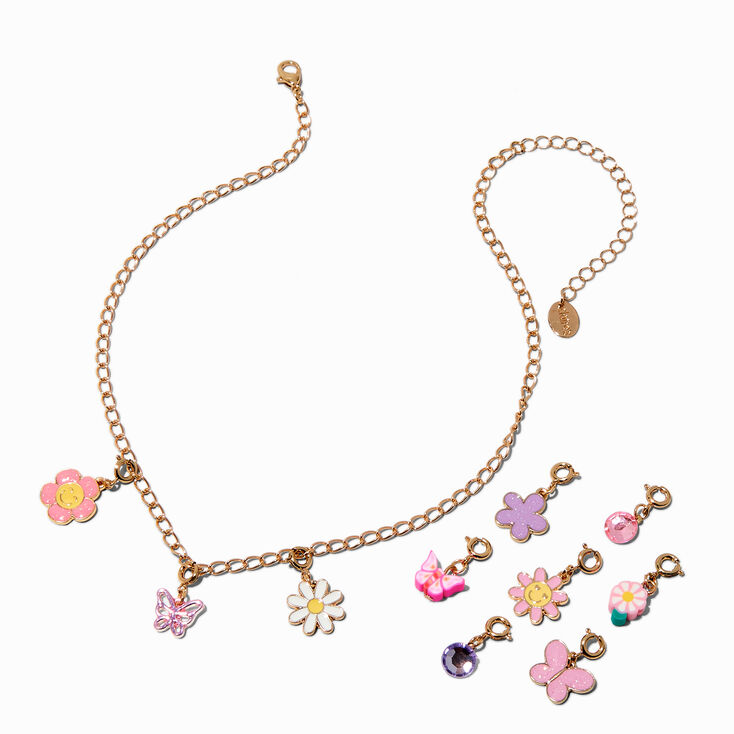 Claire&#39;s Club Make-It-Yourself Spring Garden Necklace Kit,