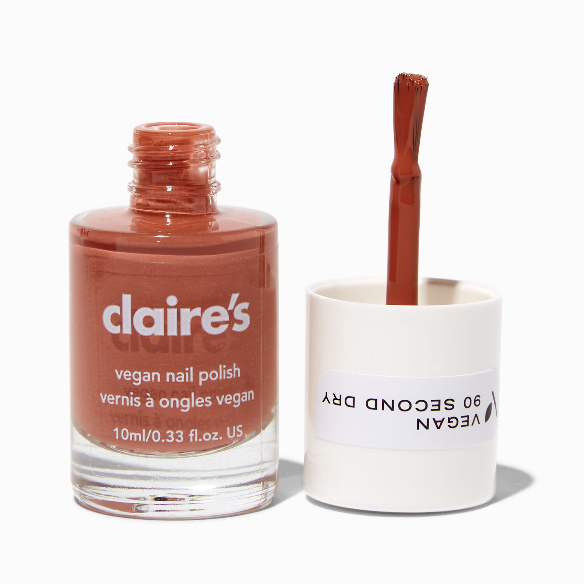 View Claires Vegan 90 Second Dry Nail Polish Autumn Spice information