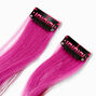 Pink Tinsel Faux Hair Clip In Extensions - 2 Pack,