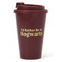 Harry Potter&trade; I&rsquo;d Rather Be At Hogwarts Travel Mug &ndash; Burgundy,