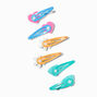 Claire&#39;s Club Rainbow Mixed Snap Hair Clips - 6 Pack,