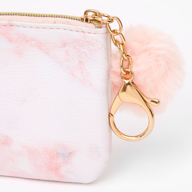 Pink Marble Makeup Bag,
