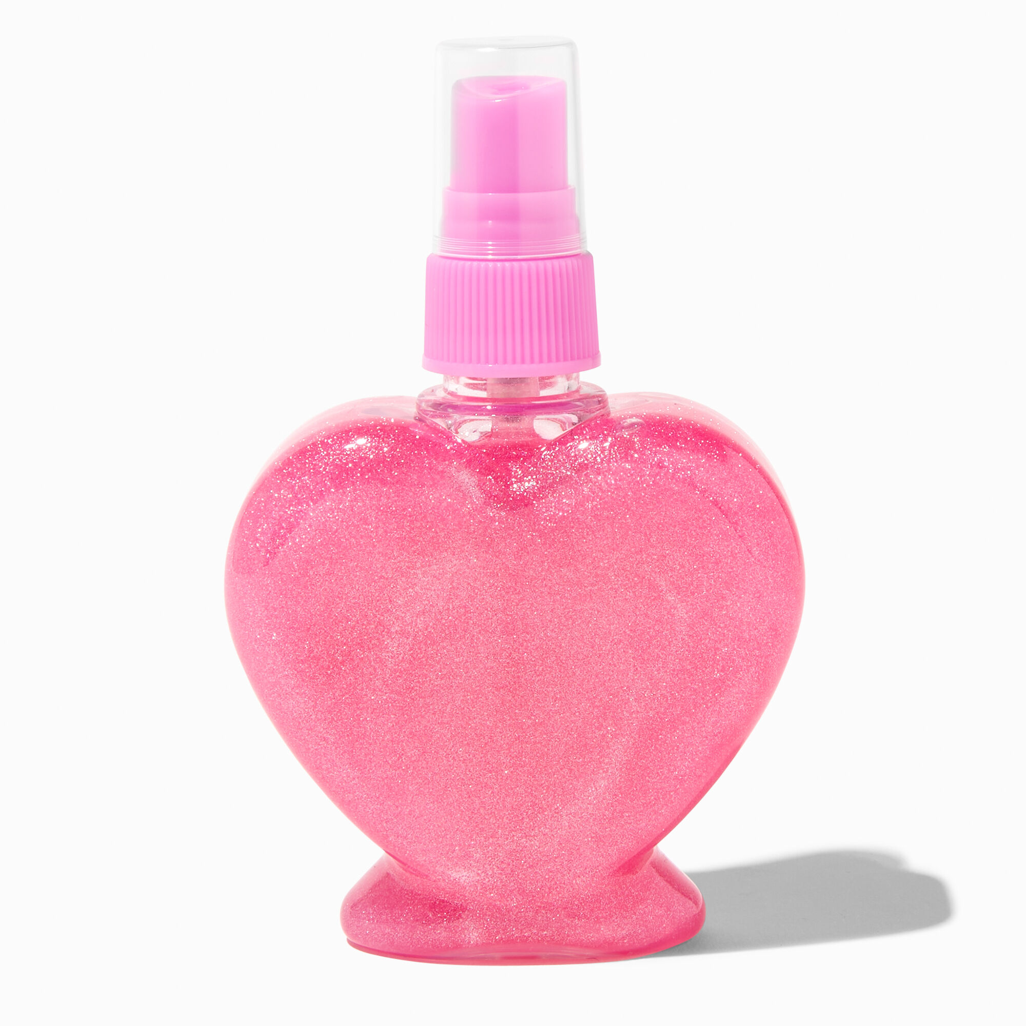 Claire's Spray corporel cœurs à paillettes roses Claire's Club