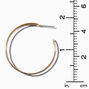 Gold 40MM Double Hoop Earrings,
