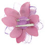 Glitter Lily Flower Hair Clip &amp; Pin - Mauve,