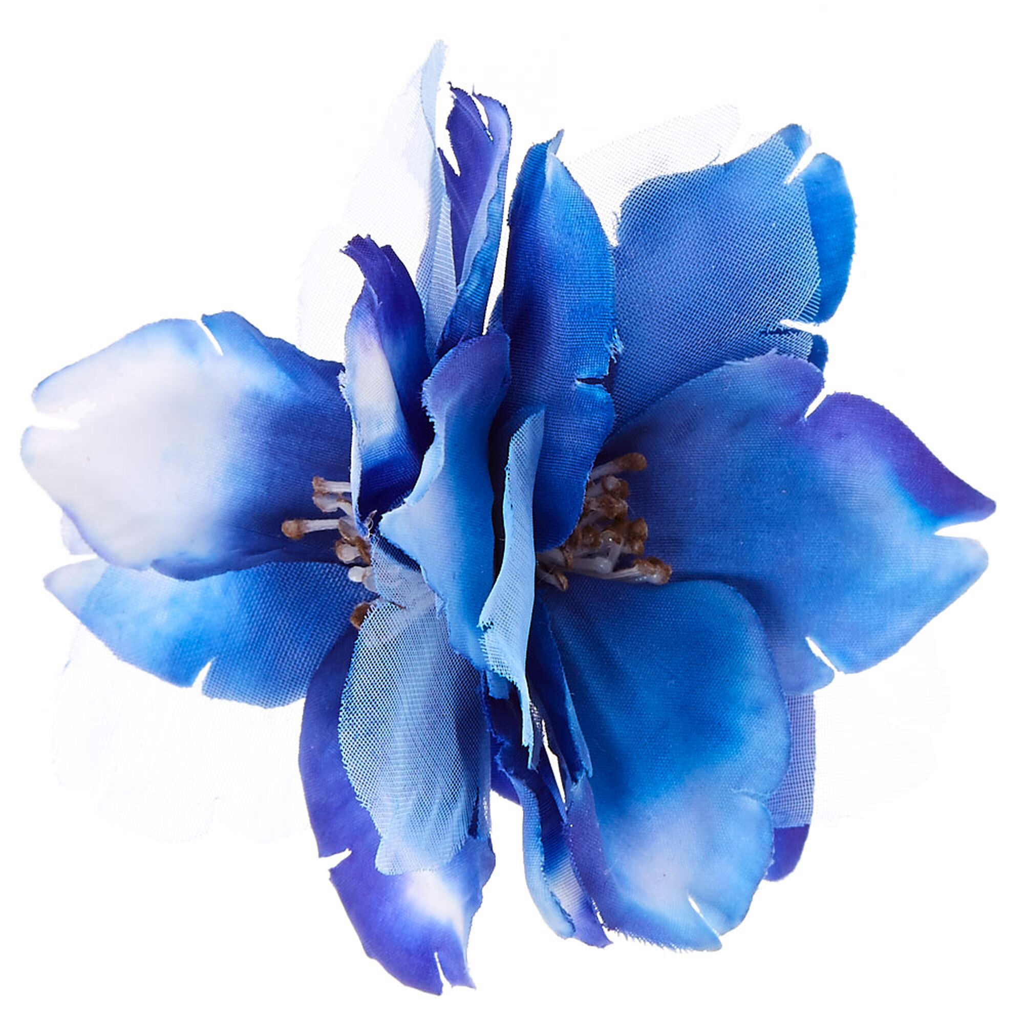 Double Blue Flower Hair Clip | Claire's
