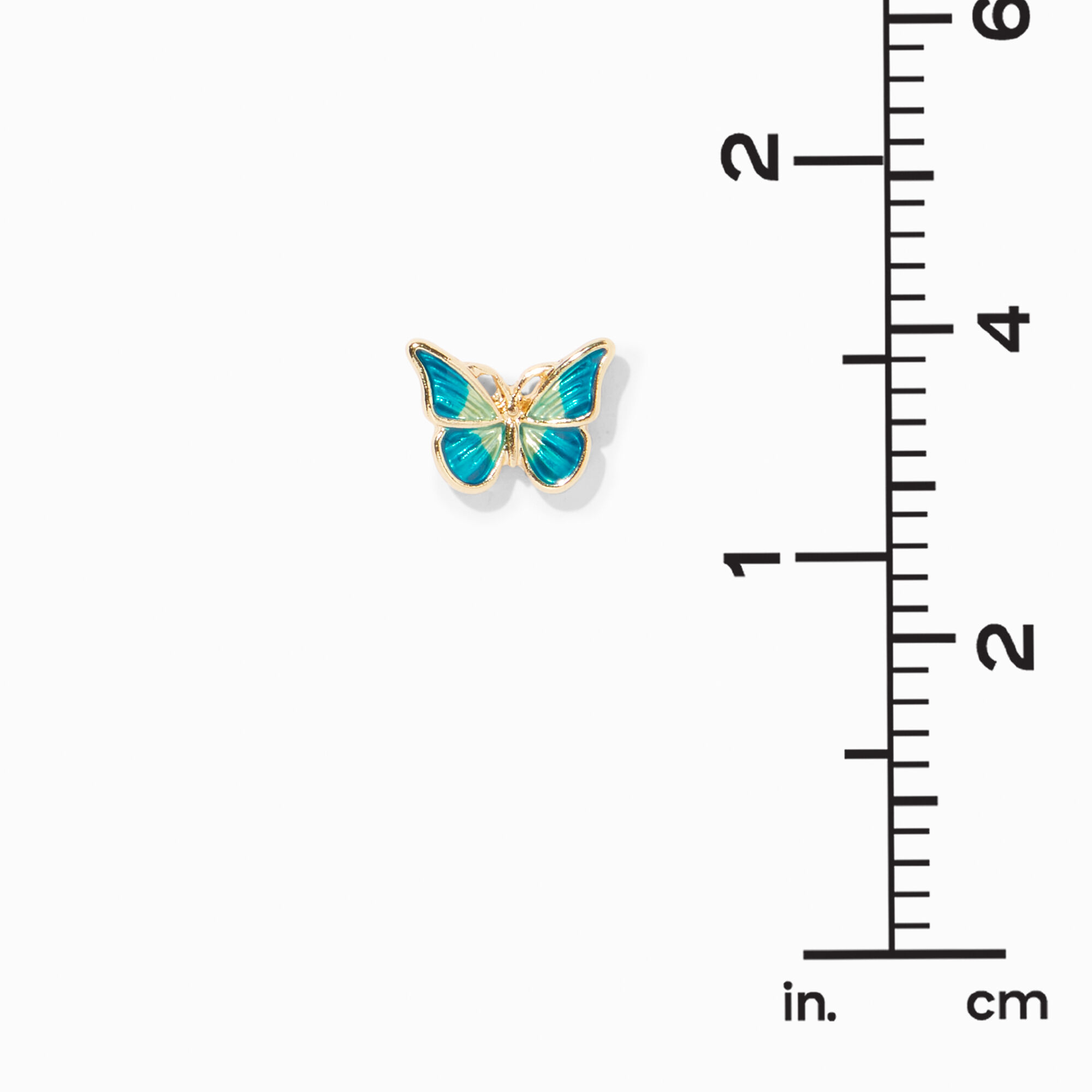 Buy Blue Butterfly Earrings, Something Blue Earrings, Blue Earrings,  Butterfly Dangle Earrings, Gold and Blue Earrings, Symbol of Hope Earring  Online in India - Etsy