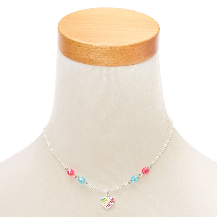 Claire&#39;s Club Rainbow Heart Jewellery Set - 3 Pack,