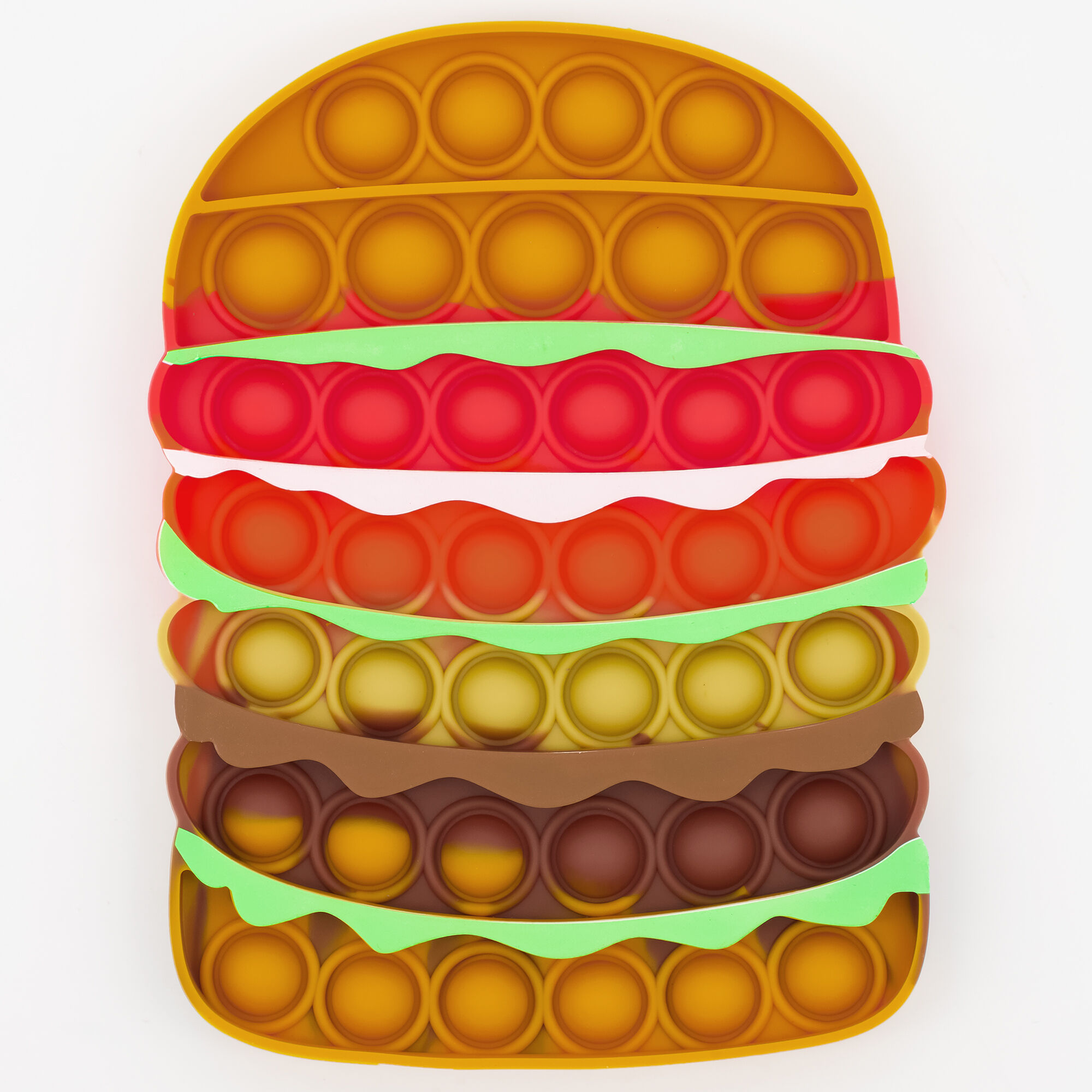Fast Food Push Poppers Fidget Toy - Styles Vary,