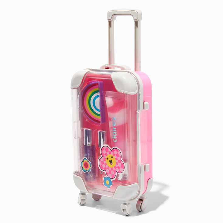 Checkered Daisy Luggage Lip Gloss Set,