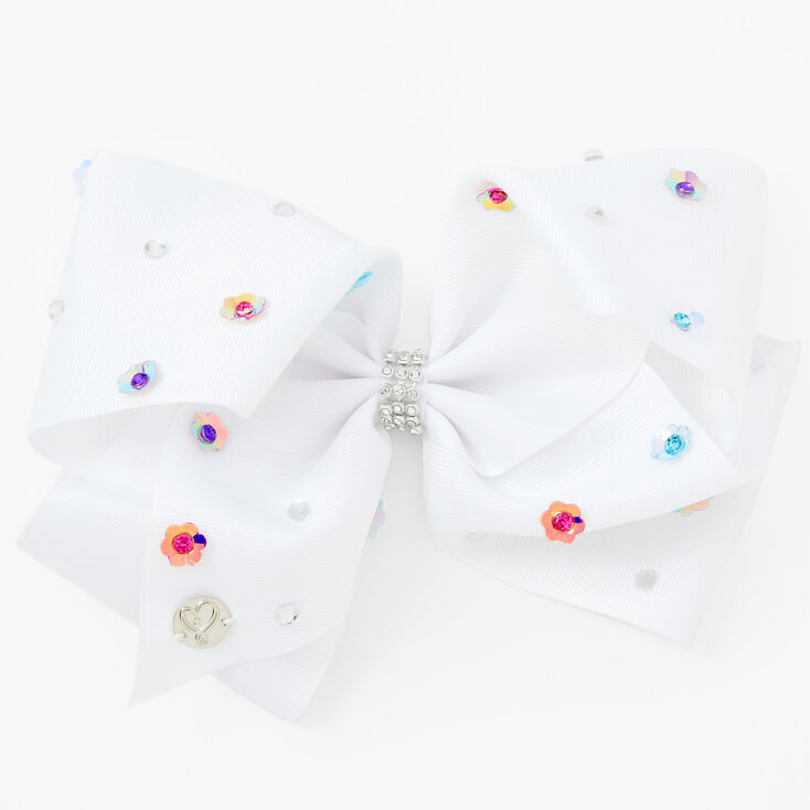 JoJo Siwa™ White Hair Bow | Claire's US