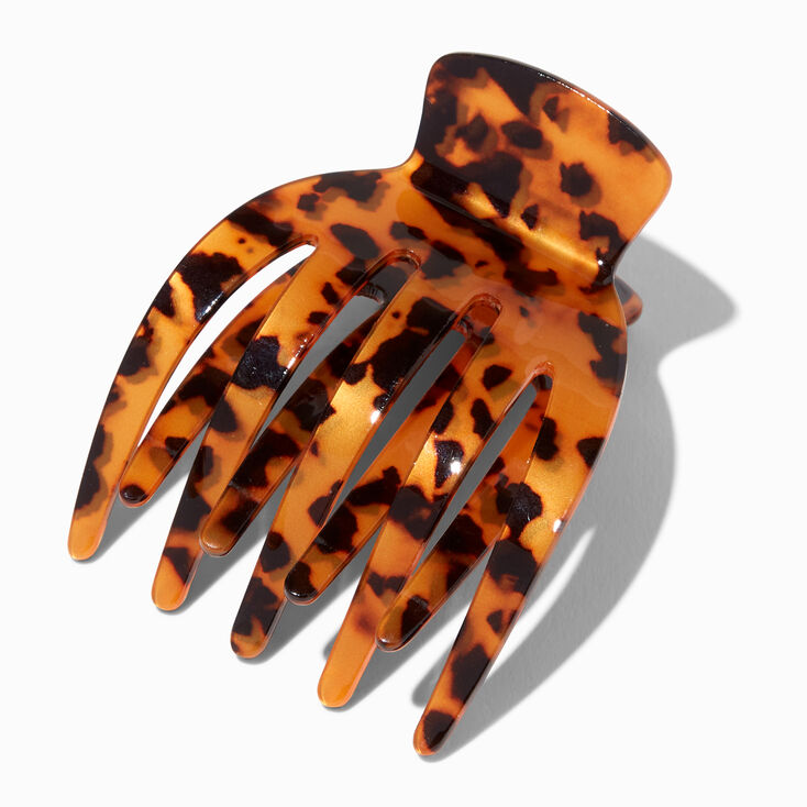 Tortoiseshell Yoga Hair Claw - Brown,