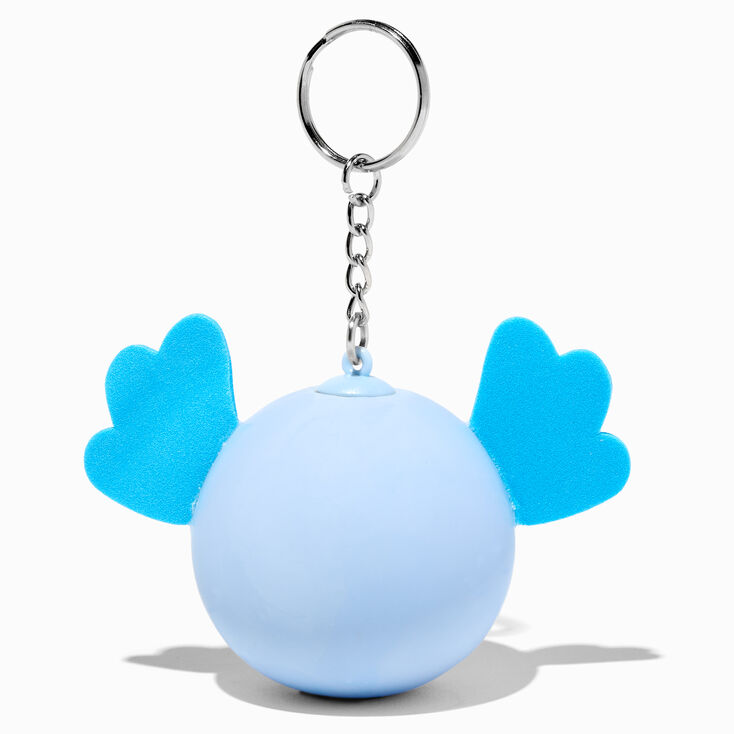 Blue Axolotl Stress Ball Keychain,