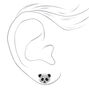 Panda Crystal Stud Earrings,