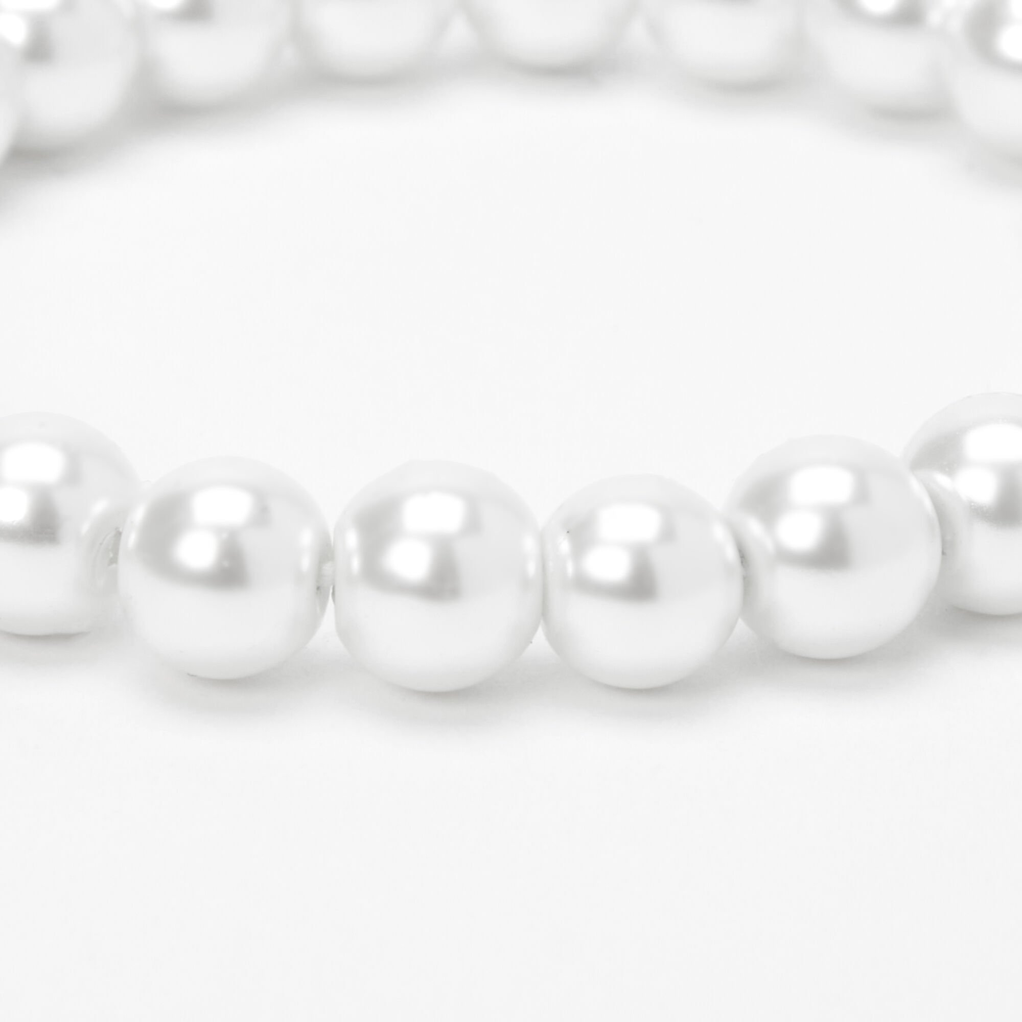 Classic Pearl Stretch Bracelet,