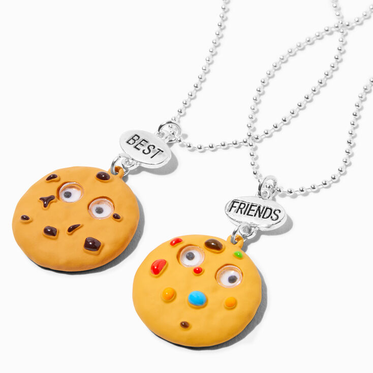 Best Friends Chocolate Chip Cookies Pendant Necklaces - 2 Pack,
