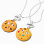 Best Friends Chocolate Chip Cookies Pendant Necklaces - 2 Pack,