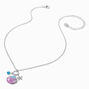 Ombr&eacute; Clamshell Pendant Necklace,