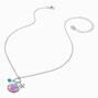 Ombre Clamshell Pendant Necklace,