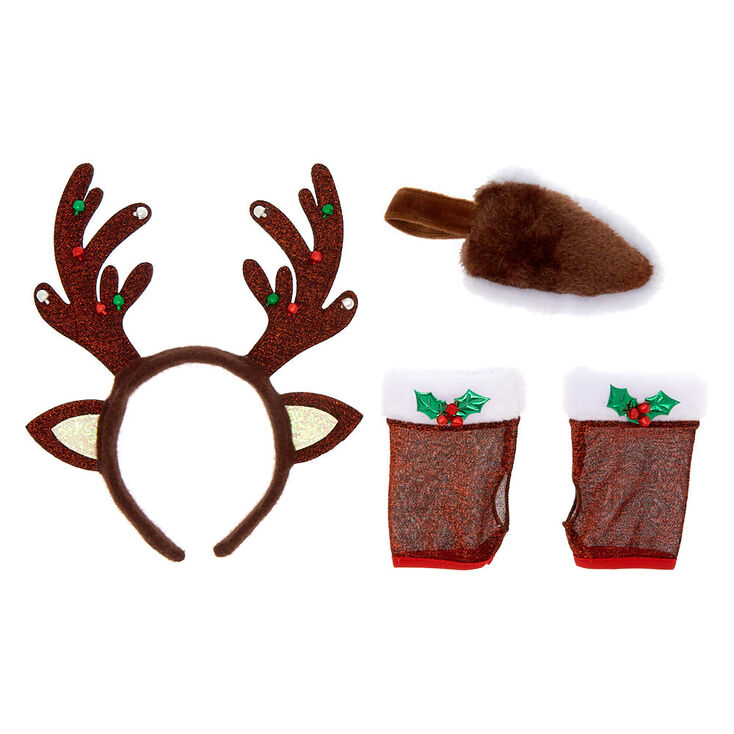Reindeer Dress Up Set - Brown, 3 Pack,