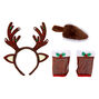 Reindeer Dress Up Set - Brown, 3 Pack,
