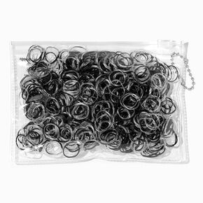 Mini Rubber Bands, Soft Elastic Bands, Premium Small Tiny Black Rubber  Bands For Kids Hair, Braids Hair, Wedding Hairstyle (1000 Pieces, Black)