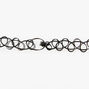 Black Cat Mood Tattoo Choker Necklace,