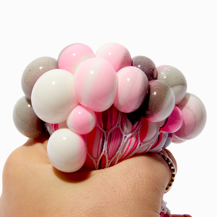 Jouet fidget boule anti-stress en tulle effet marbr&eacute; &ndash; Les mod&egrave;les peuvent varier,