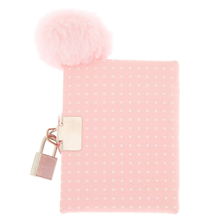 Claire&#39;s Club Unicorn Lock Diary - Pink,