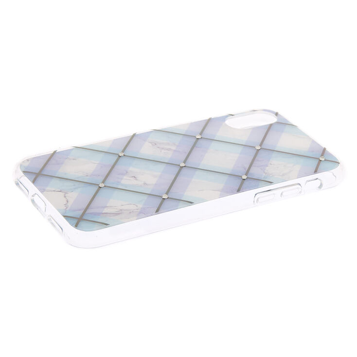 Argyle Plaid Phone Case - Fits iPhone X/XS,